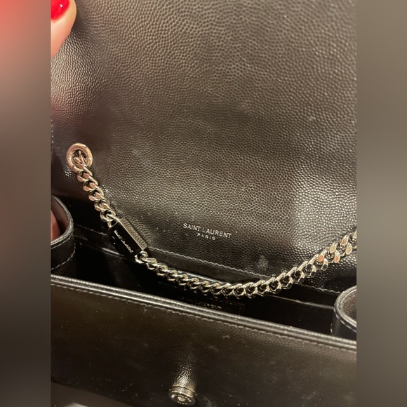 Saint Laurent Black Grain de Poudre Small Kate Crossbody - Picture 3 of 5